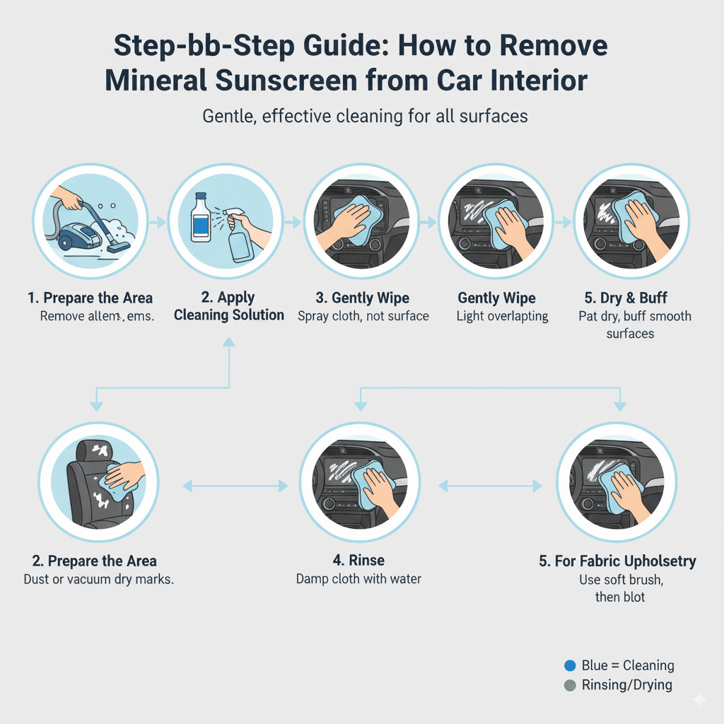 How to Remove Mineral Sunscreen: Easy Car Interior Fix
