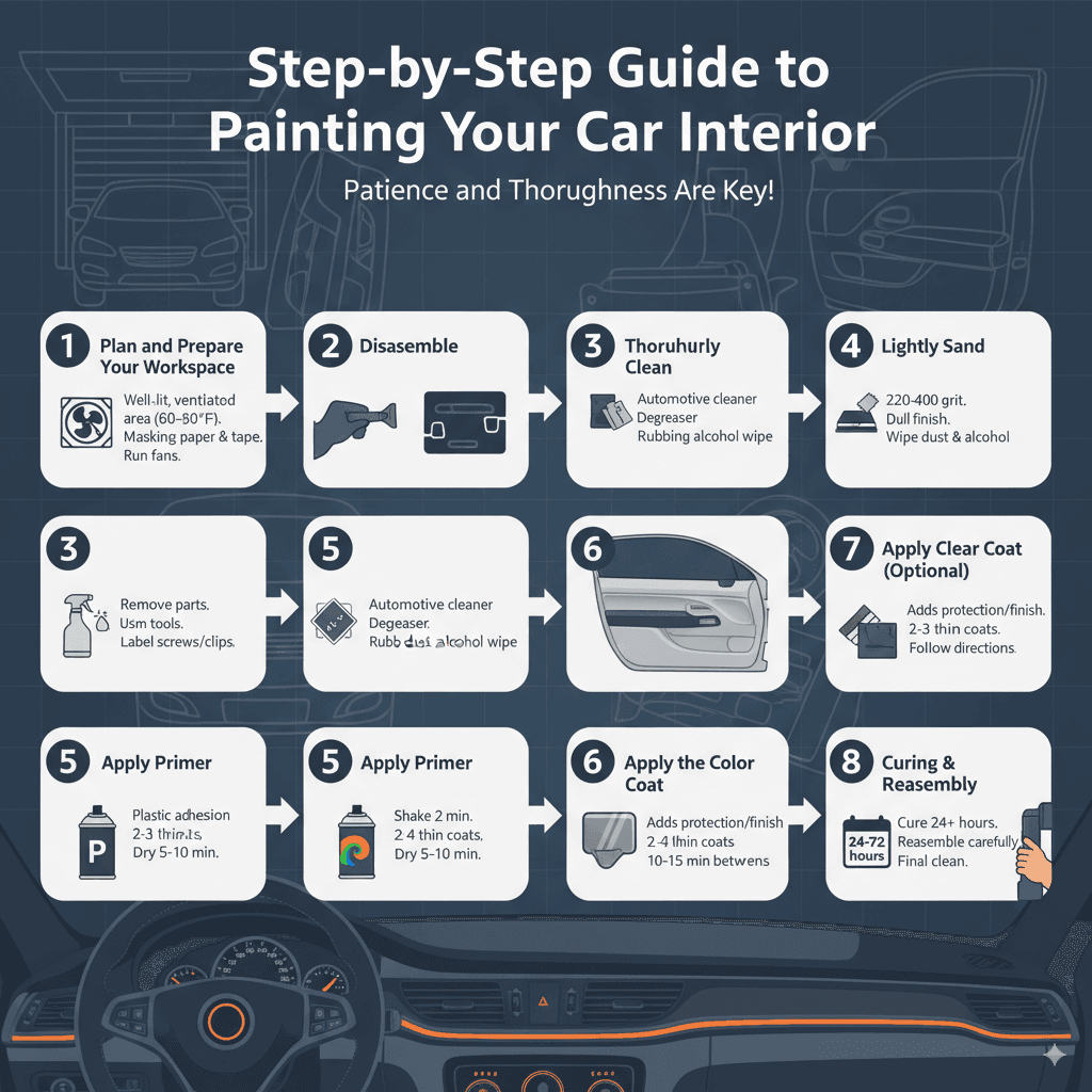Can You Paint Car Interior: Essential Guide