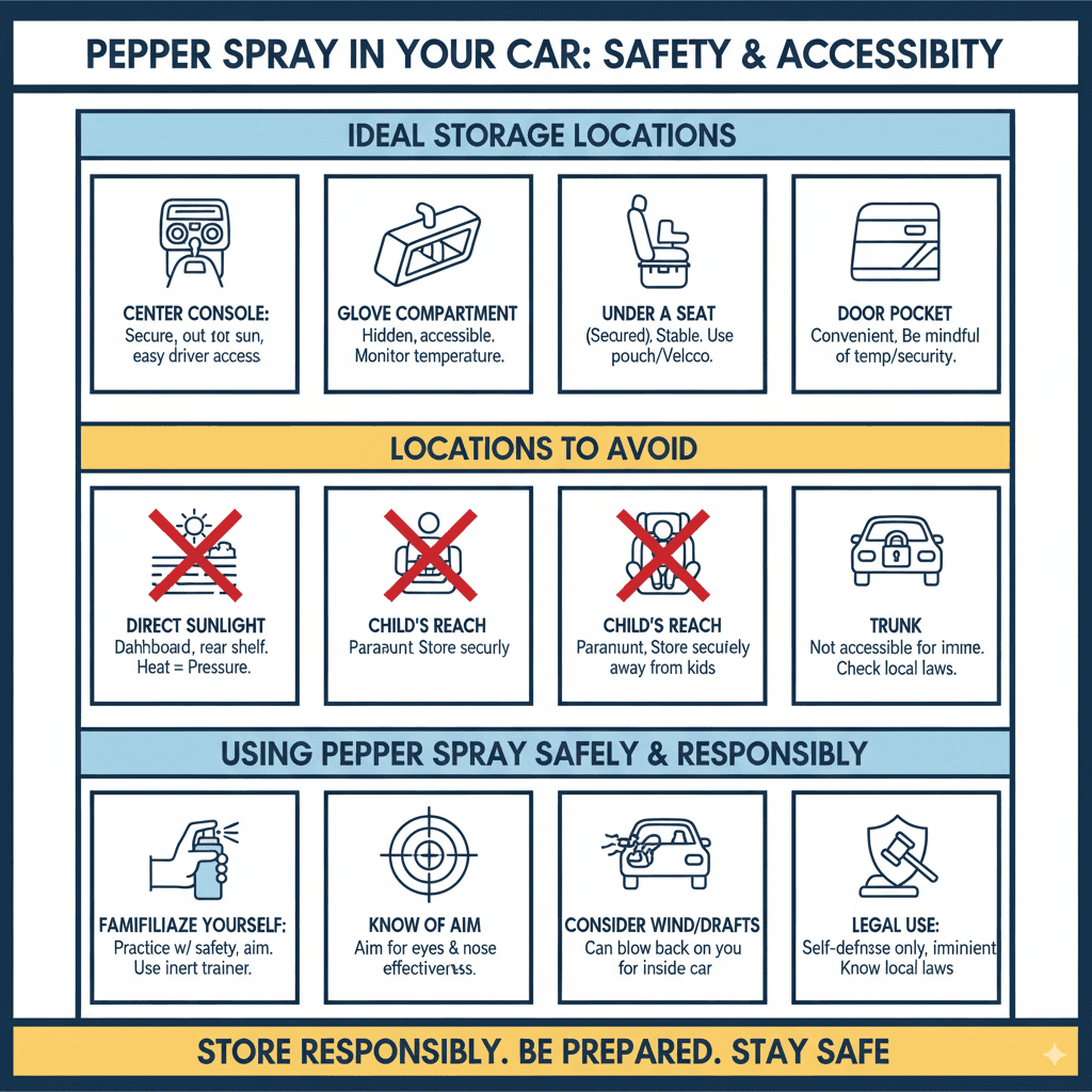 Can You Keep Pepper Spray in Your Car? Essential Safety