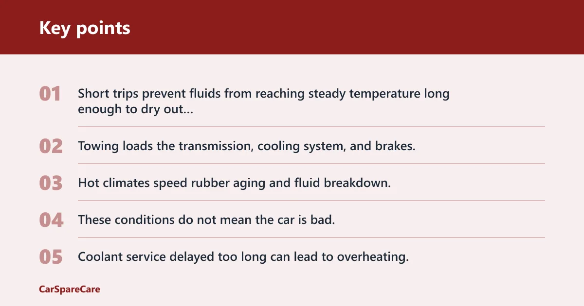 Key points: Why do older cars need tighter service timing?