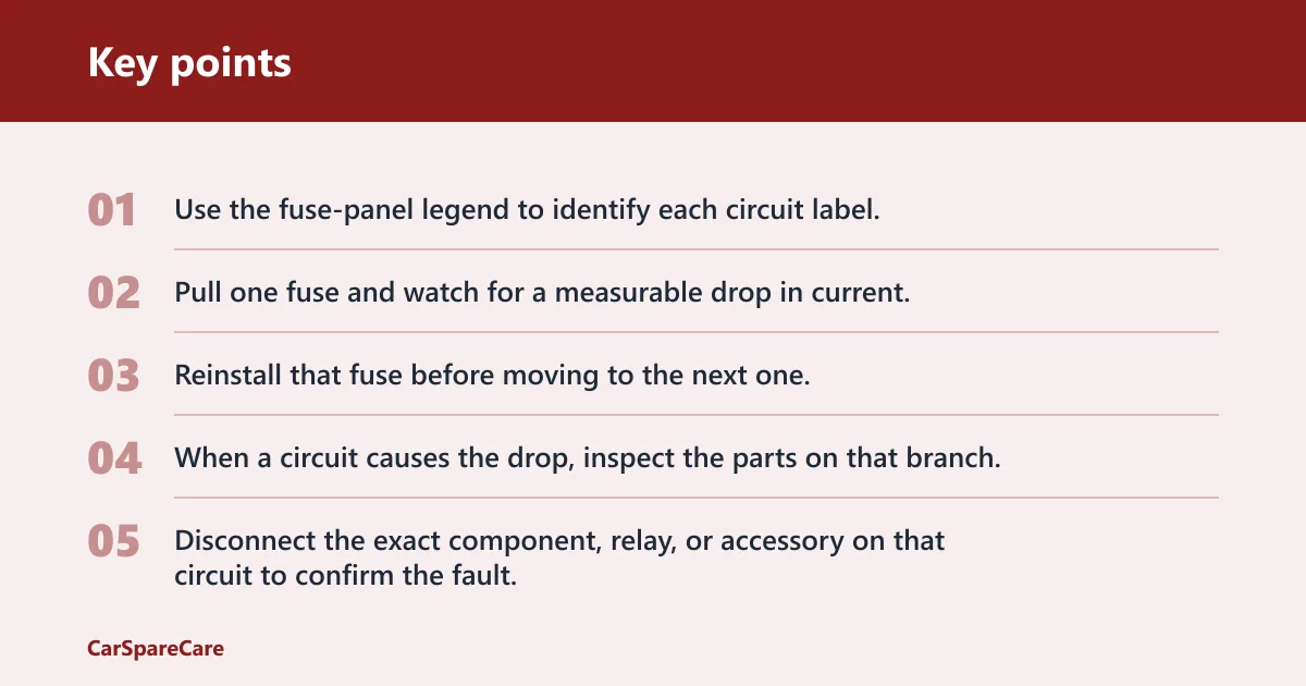 Key points: How do you isolate the drain?