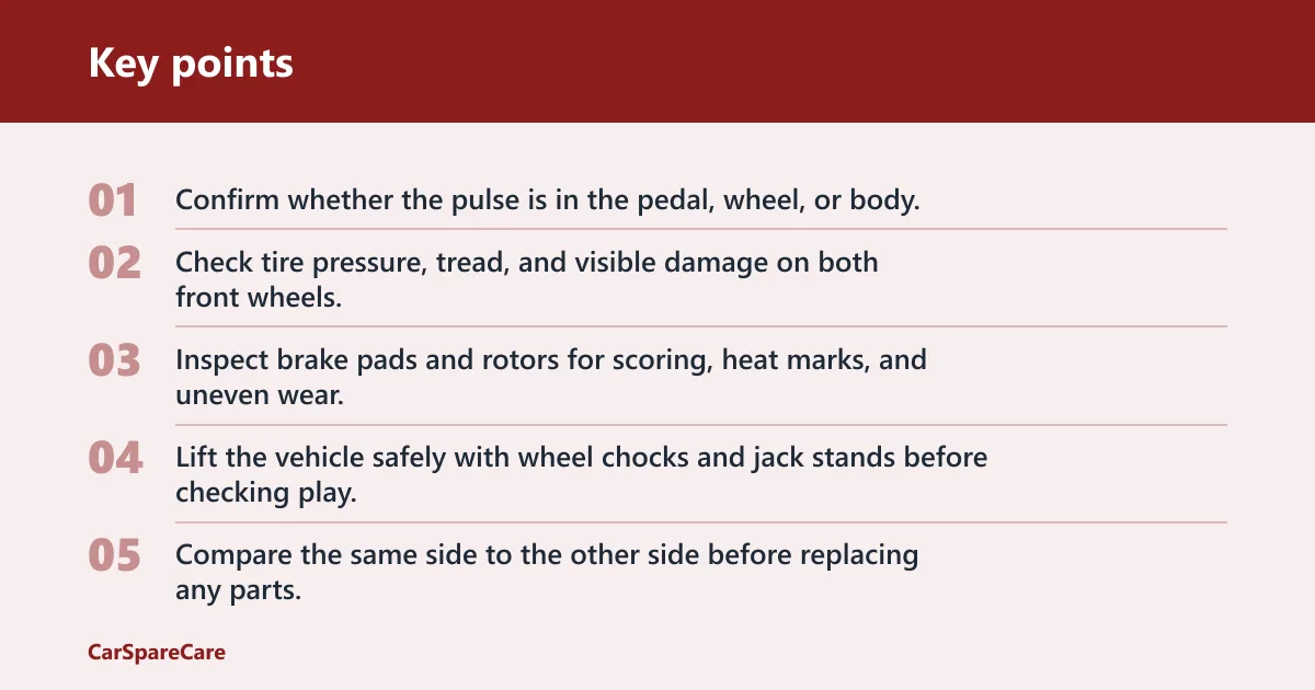 Key points: What the symptom tells you first