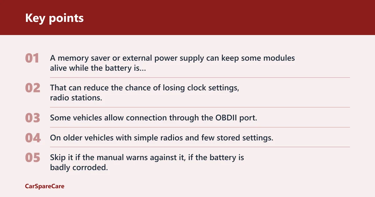 Key points: Do you need a memory saver?