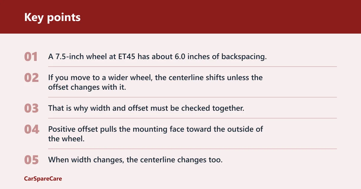 Key points: How width affects fitment checks