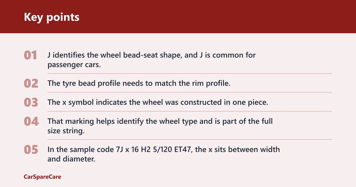 Key points: What do the letter and symbols mean?