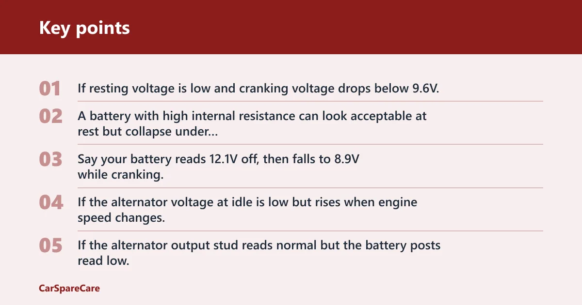 Key points: What do the readings mean?