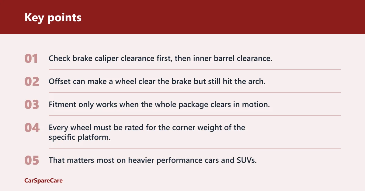 Key points: Can bigger wheels fit without problems?