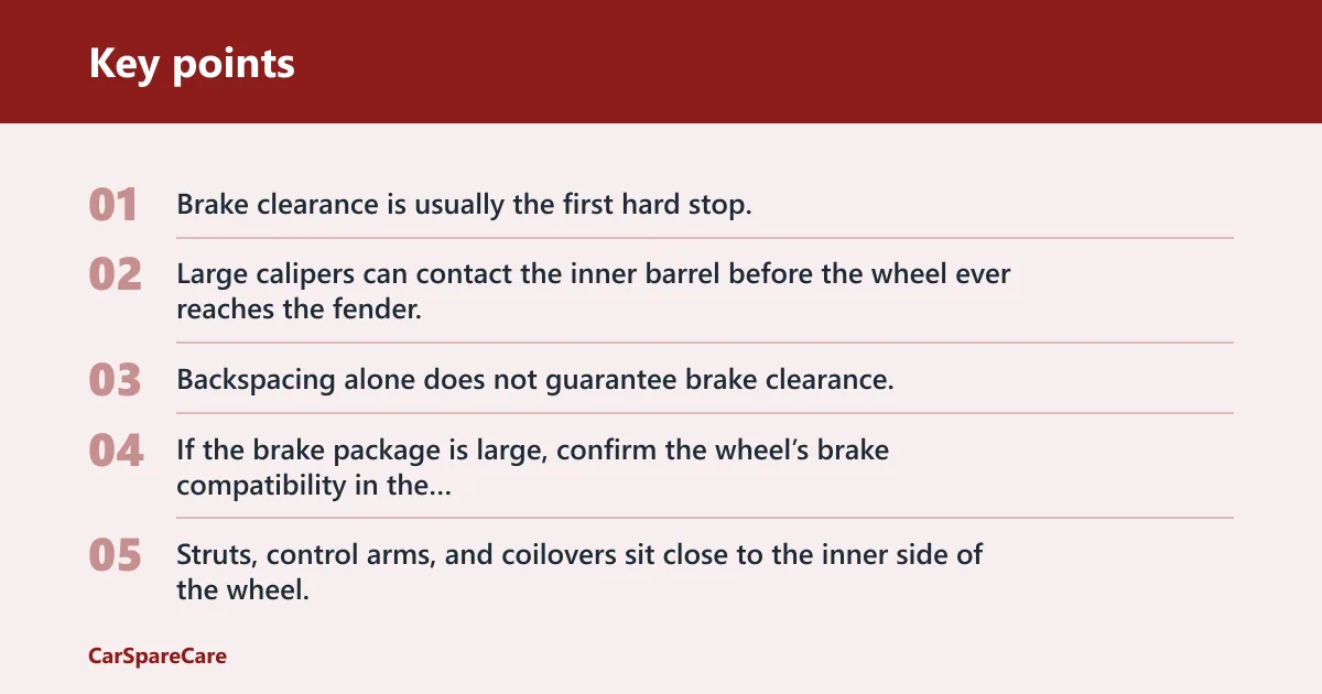 Key points: Will your wheel fit the car?