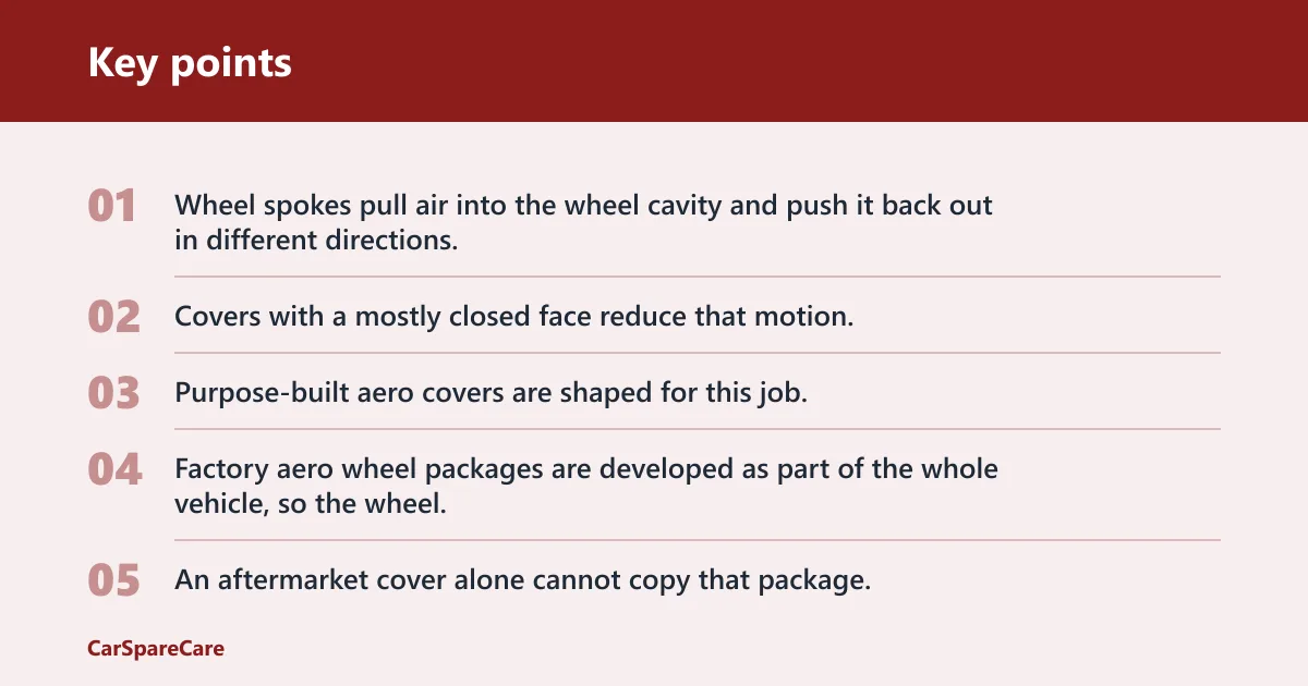 Key points: Why aerodynamics matter near the wheels