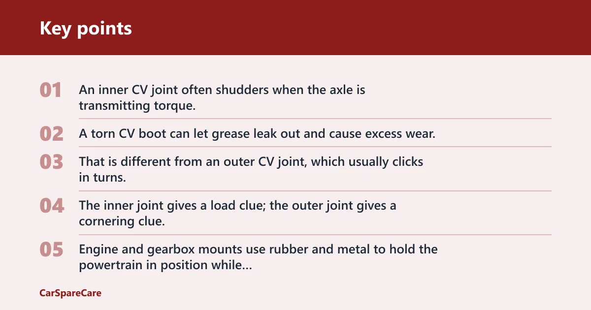 Key points: What if it shakes only when you press the pedal?